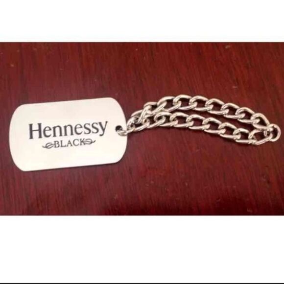 Brand New Hennessy Black Dog Tag Chain - Picture 1 of 1